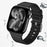 Fluorine Rubber Watch Band for Apple Watch Series 11 10 42mm  /  9 8 7 41mm  /  SE3 SE2 SE 6 5 4 40mm  /  3 2 1 38mm Quick Release Wrist Strap - Black - 3