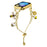 Electroplated Single Chain Style Watchband for Xiaomi Smart Band 10 Pro / 9 Pro / 8 Pro / Redmi Watch 6 / 5 / 4 Metal Sliding Bracelet Strap - Gold - 2