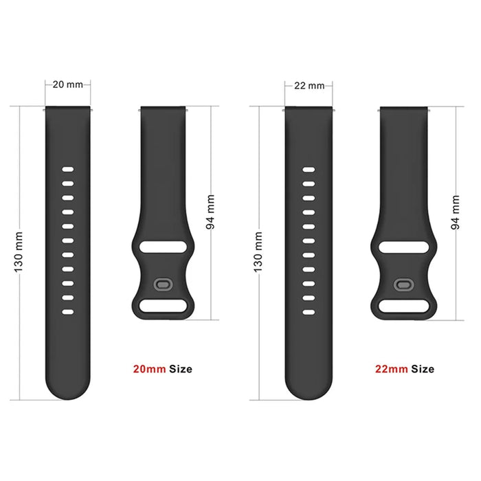 22mm Adjustable Universal Silicone Watchband Strap Replacement Wrist Strap for Xiaomi Haylou RT LS05s/RS3 LS04 - Pink - 7