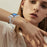 Silver Double Chain Link Metal Strap for Xiaomi Smart Band 10 Pro / 9 Pro / 8 Pro / Redmi Watch 6 / 5 / 4 Watch Band Drawstring Adjustable - 5