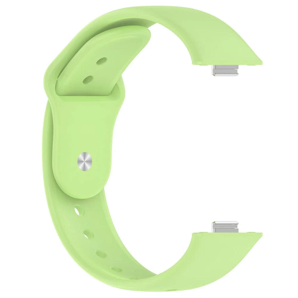 Smart Watch Band for Huawei Watch Fit 4 Pro / Fit 4 / Fit 3 Reverse Buckle Silicone Strap - Matcha Green - 4