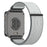 For Garmin Venu X1 Nylon Loop Strap with Metal Connector Quick Release Breathable Watch Band - Grey - 1