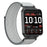 For Garmin Venu X1 Nylon Loop Strap with Metal Connector Quick Release Breathable Watch Band - Grey - 2