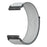 For Garmin Venu X1 Nylon Loop Strap with Metal Connector Quick Release Breathable Watch Band - Grey - 4