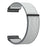 For Garmin Venu X1 Nylon Loop Strap with Metal Connector Quick Release Breathable Watch Band - Grey - 5