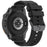 24mm Armor Watch Band for Coros Nomad / Garmin Venu X1 / TicWatch Atlas Adjustable Silicone Strap - Black - 1