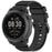 24mm Armor Watch Band for Coros Nomad / Garmin Venu X1 / TicWatch Atlas Adjustable Silicone Strap - Black - 4