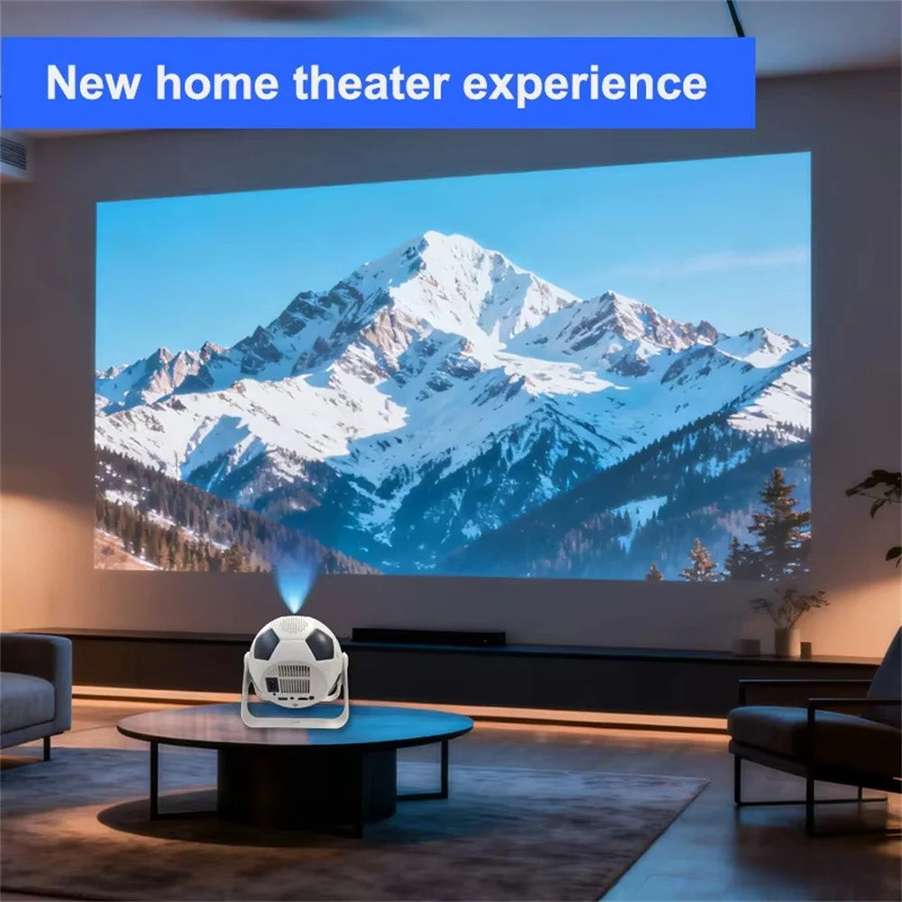 BL361 Android 11.0 Portable Mini Projector Football Design WiFi 6  /  BT 5.2 160 ANSI Home Theater Projector - US Plug - 6