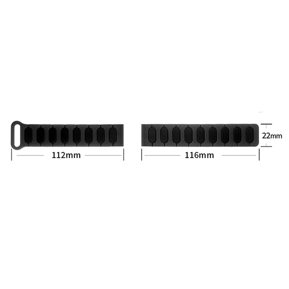 18mm Oval Design Magnetic Strap for Garmin Venu 3S / 2S / Forerunner 265S / 255S Silicone Watch Band Dual Color - White / Grey - 7