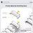 22mm Full Removable Metal Strap for Huawei Watch GT 6 Pro 46mm / Oppo Watch X / X2 / 4 Pro One-Bead Titanium Watch Band - Silver - 6