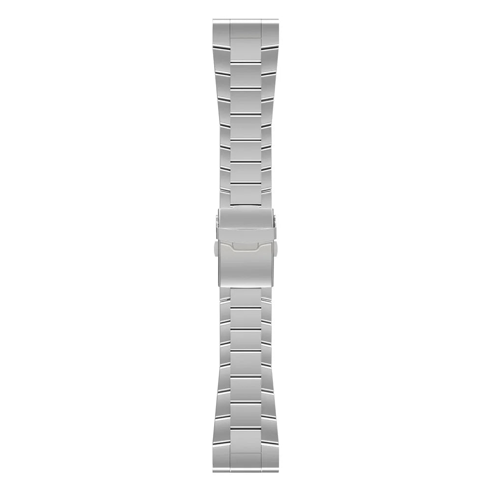 22mm Quick Release Watch Band for Garmin Fenix 8 Pro AMOLED 47mm / 8 47mm / Fenix E 47mm Titanium Alloy Strap with Double-Fold Buckle - Silver - 3