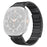 Magnetic Watch Band for Samsung Galaxy Watch8 Classic 46mm / 8 44mm / 40mm Double Row Design Stainless Steel Metal Strap - Black - 1