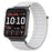 Wave Design Nylon Strap for Garmin Venu X1 Quick Release Breathable Smart Watch Band - White - 2