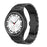 Quick Release Button Metal Strap for Samsung Galaxy Watch7 / 6 / 5 / 4 40mm 44mm Mechanical Style Watch Band with Butterfly Clasp - Black - 2
