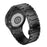 Quick Release Button Metal Strap for Samsung Galaxy Watch7 / 6 / 5 / 4 40mm 44mm Mechanical Style Watch Band with Butterfly Clasp - Black - 4