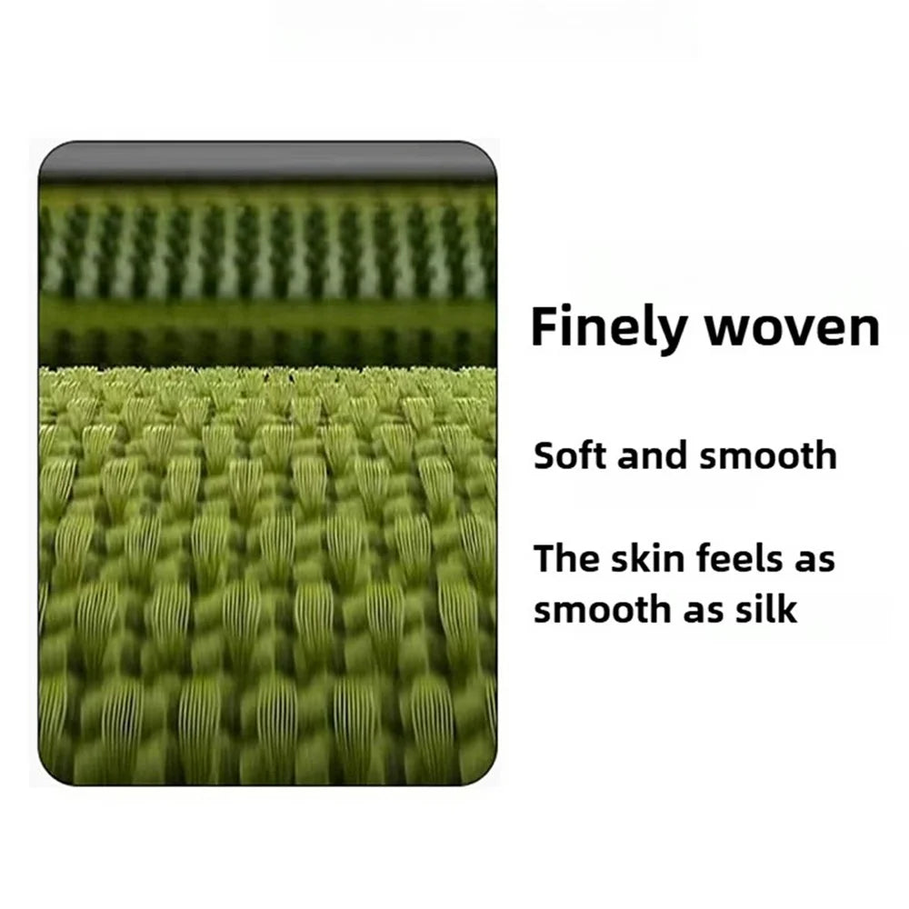 For Samsung Galaxy Watch Ultra2 47mm / Watch Ultra (2025) 47mm / Watch Ultra 47mm Watch Band Two-Piece Magic Tape Nylon Woven Wrist Strap - Light Green - 4