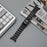 Watch Band For Google Pixel Watch 4 45mm / Watch 3 45mm 3-Bead Turtle Back Buckle Titanium Alloy Strap - Black - 2