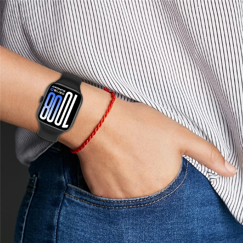 For vivo Watch GT 2 / iQOO Watch GT 2 Silicone Watch Band Butterfly Clasp Steel Buckle Strap - Dark Grey - 6