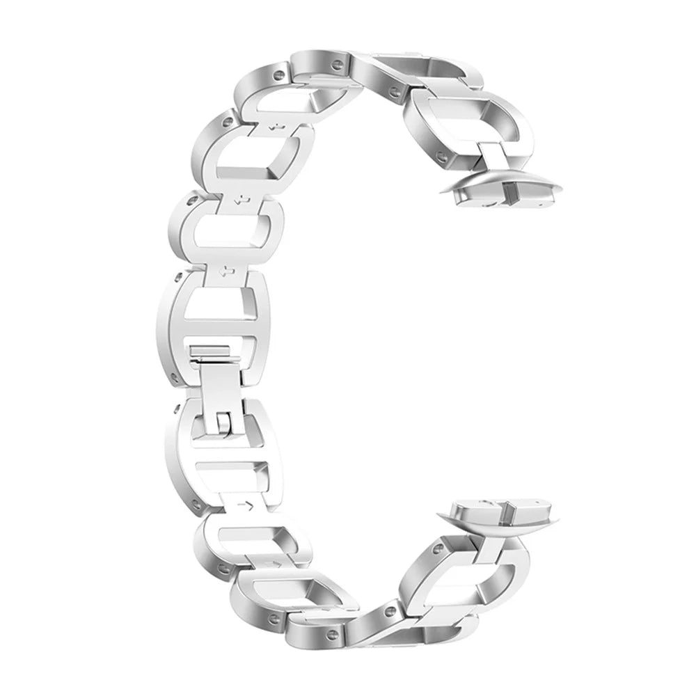 Stainless Steel Watch Band Replacement Bracelet Strap for Fitbit Luxe / Special Edition - Silver - 2