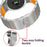 26mm Titanium Alloy + Silicone Watch Band for Garmin Fenix 8 Pro AMOLED 51mm  /  8 51mm  /  Enduro 3  /  Enduro 2 Quick Release Replacement Strap - Black  /  Orange - 5