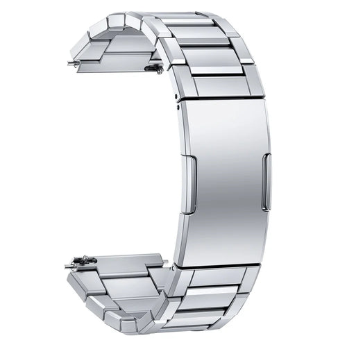 22mm Titanium Alloy Watch Band for Huawei Watch GT 6 / 6 Pro / 5 / 5 Pro / 4 / 3 / 2 46mm Butterfly Clasp Quick Release Strap - Silver - 1