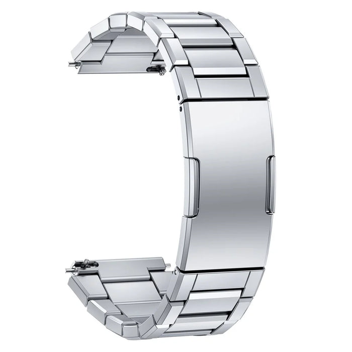 22mm Titanium Alloy Watch Band for Huawei Watch GT 6 / 6 Pro / 5 / 5 Pro / 4 / 3 / 2 46mm Butterfly Clasp Quick Release Strap - Silver - 1