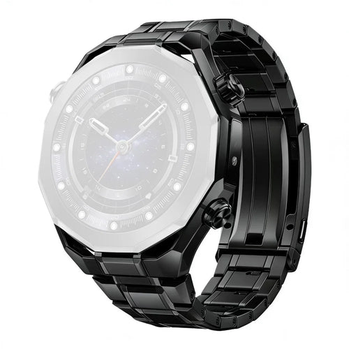 22mm 5-Bead Titanium Alloy Band for Huawei Watch GT 6 / 6 Pro / 5 / 5 Pro / 4 / 3 / 2 46mm Detachable Watch Strap - Black - 1