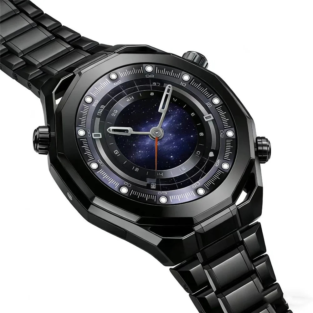 22mm 5-Bead Titanium Alloy Band for Huawei Watch GT 6 / 6 Pro / 5 / 5 Pro / 4 / 3 / 2 46mm Detachable Watch Strap - Black - 3