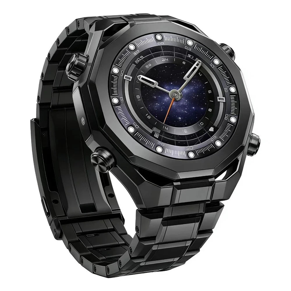 22mm 5-Bead Titanium Alloy Band for Huawei Watch GT 6 / 6 Pro / 5 / 5 Pro / 4 / 3 / 2 46mm Detachable Watch Strap - Black - 4