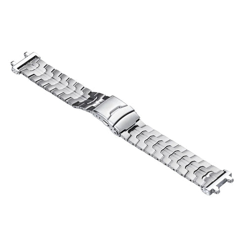 For Huami Amazfit T-Rex Pro Titanium Alloy Watch Strap Adjustable Wristband with Stainless Steel Buckle - Silver - 1