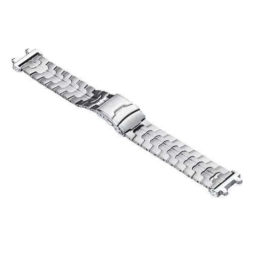 For Huami Amazfit T-Rex 3 Titanium Alloy Watch Strap Adjustable Wristband with Stainless Steel Buckle - Silver - 1