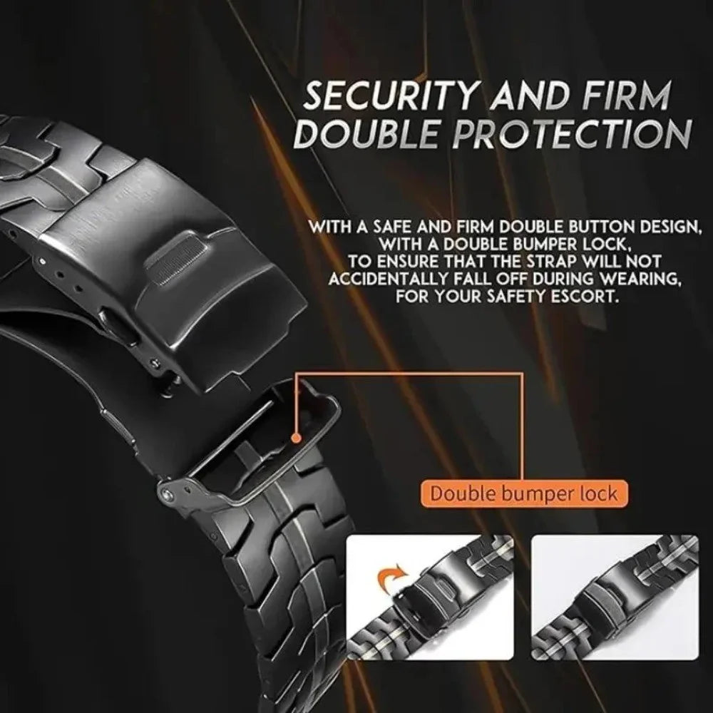 For Huami Amazfit T-Rex 3 Titanium Alloy Watch Strap Adjustable Wristband with Stainless Steel Buckle - Silver - 2