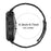 For Huami Amazfit T-Rex Pro Replacement Strap H-Link Stainless Steel Watch Band - Black - 5