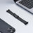 For Huami Amazfit T-Rex 3 Replacement Strap H-Link Stainless Steel Watch Band - Black - 3