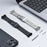 For Huami Amazfit T-Rex Pro Titanium Alloy Watch Strap Replacement Wrist Band - Black - 4