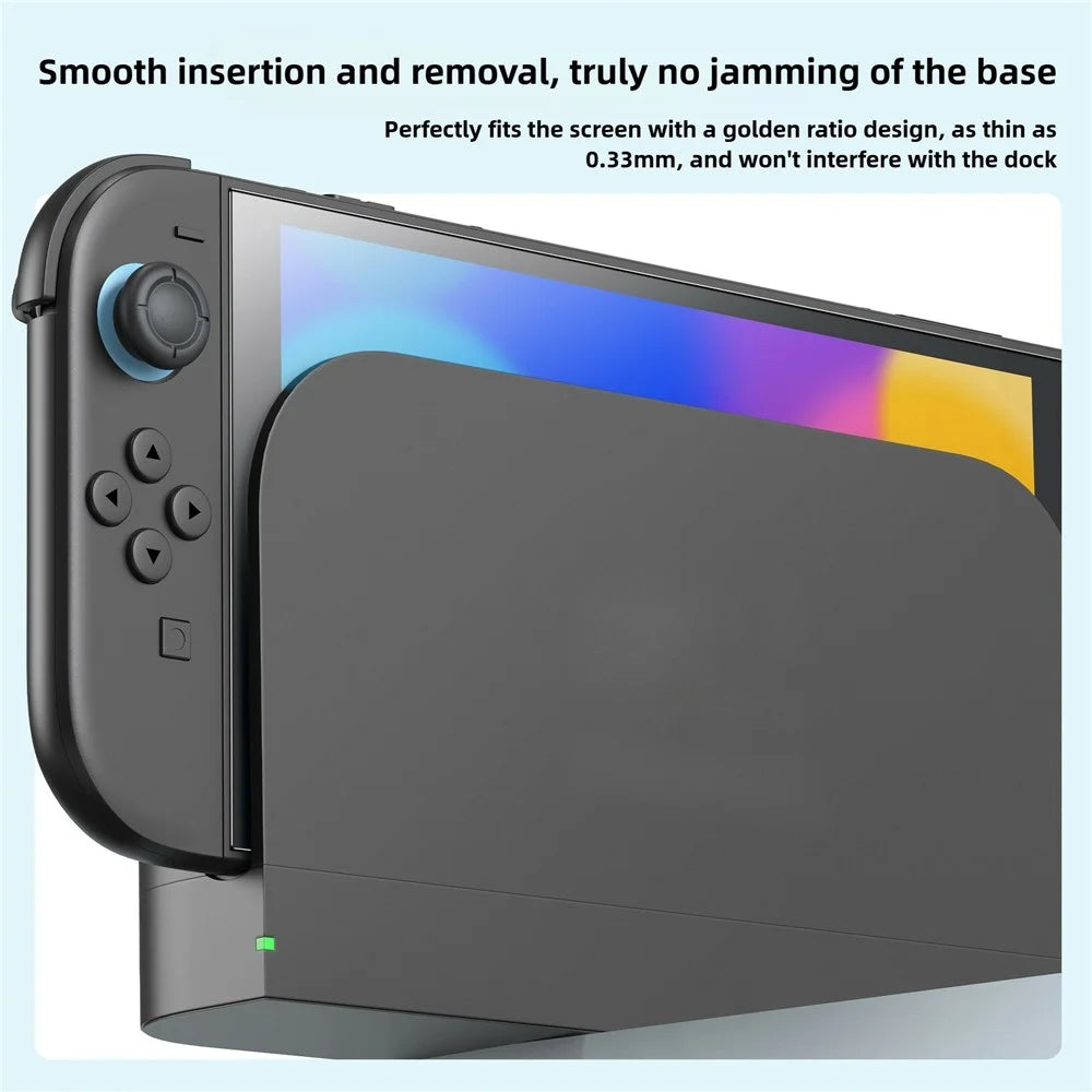 2Pcs For Nintendo Switch 2 Screen Protector Anti Fingerprint HD 9H Explosion-Proof Tempered Glass Film with Alignment Frame - 6