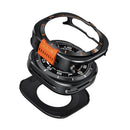For Samsung Galaxy Watch Ultra (2025) 47mm / Ultra 47mm Metal Case Zinc Alloy + PC Protective Watch Frame - Black / Orange - 5