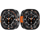 For Samsung Galaxy Watch Ultra (2025) 47mm / Ultra 47mm Metal Case Zinc Alloy + PC Protective Watch Frame - Black / Orange - 7