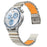 22mm Magnetic Clasp Watch Band for Huawei Watch GT 6 / 6 Pro / 5 / 5 Pro / 4 / 3 / 2 46mm Quick Release Titanium Alloy Wrist Strap - Titanium / Orange - 2