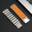 22mm Magnetic Clasp Watch Band for Huawei Watch GT 6 / 6 Pro / 5 / 5 Pro / 4 / 3 / 2 46mm Quick Release Titanium Alloy Wrist Strap - Titanium / Orange - 6