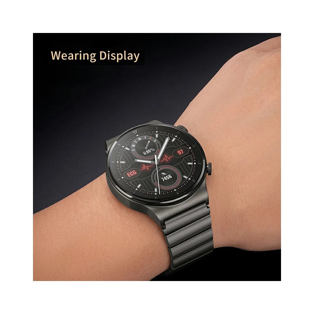 22mm Titanium Alloy Watch Band for Huawei Watch GT 6  /  6 Pro  /  5  /  5 Pro  /  4  /  3  /  2 46mm Quick Release Button Replacement Strap - Grey - 3