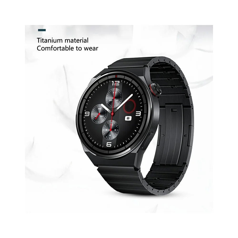 22mm Titanium Alloy Watch Band for Huawei Watch GT 6  /  6 Pro  /  5  /  5 Pro  /  4  /  3  /  2 46mm Quick Release Button Replacement Strap - Grey - 6