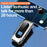 K55 Mono Bluetooth-Compatible Headset Wireless Vibration Business Clip On Telescoping Cable Semi In Ear Earphone - Grey - 2