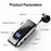 K55 Mono Bluetooth-Compatible Headset Wireless Vibration Business Clip On Telescoping Cable Semi In Ear Earphone - Grey - 6