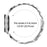 Watch Band For Samsung Galaxy Watch 5 Pro 45mm  /  Watch 5 Active 44mm  /  40mm  /  Watch 5 44mm  /  40mm 7-Bead Stainless Steel Strap with Rhinestone Ox Horn Style Professional Connector - Silver - 6