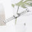 For Huami Amazfit Active Max Strap X Shape Link Stainless Steel Butterfly Clasp Watch Band - Silver - 4