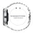 For Huami Amazfit Active Max Strap X Shape Link Stainless Steel Butterfly Clasp Watch Band - Silver - 7