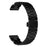 For Huami Amazfit Active Max Watch Strap X Shape Link Stainless Steel Butterfly Clasp Wrist Band - Black - 1