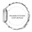 Watch Band For Fitbit Versa 4  /  Sense 2 Stainless Steel Strap with Rhinestone Decor M-Shaped Connector - Silver - 7