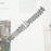 For Xiaomi Smart Band 10 Pro / 9 Pro / 8 Pro / Redmi Watch 6 / 5 / 4 Watch Band Stainless Steel Strap with Rhinestone Decor M-Shaped Connector - Silver - 6